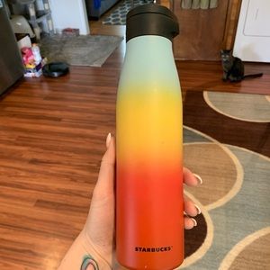 Starbucks rainbow water bottle